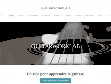 Tablet Screenshot of guitarworklab.se
